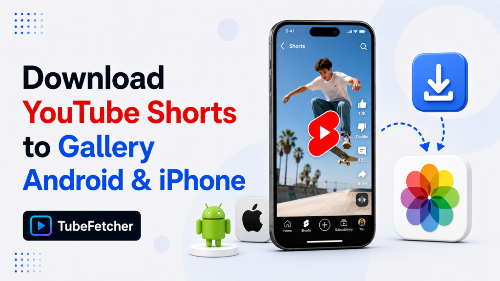 Download YouTube Shorts to phone gallery