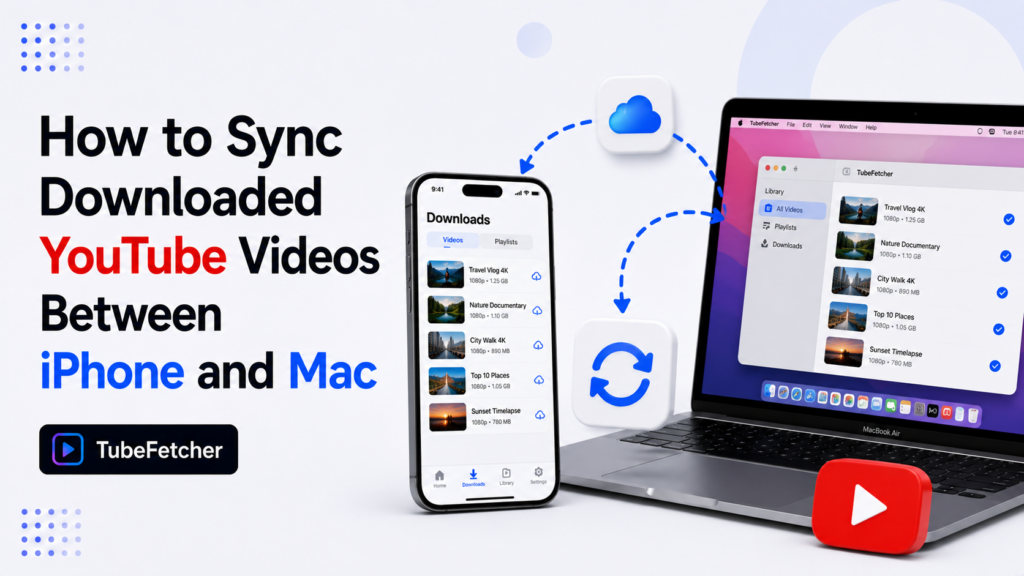 Sync Downloaded YouTube Videos Between iPhone and Mac