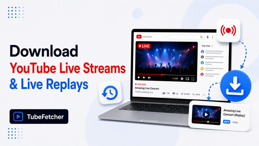 Save YouTube live streams during broadcast and live replays after the event. Real-time capture, VOD downloads, and the tools that fit each workflow.