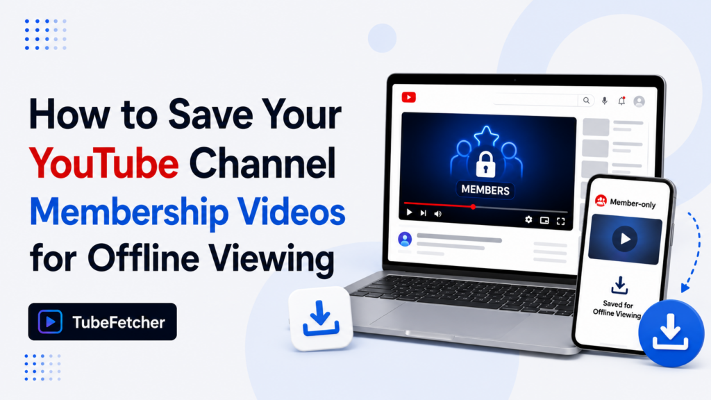 Save YouTube Channel Membership Videos for Offline Viewing