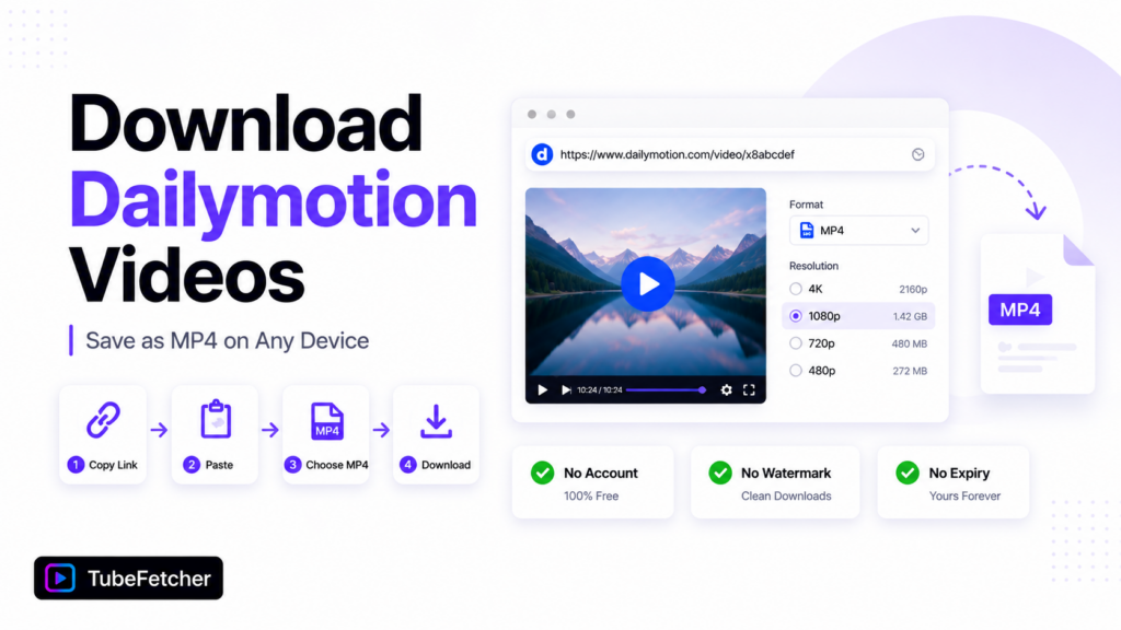 Download Dailymotion Videos as MP4 on Any Device